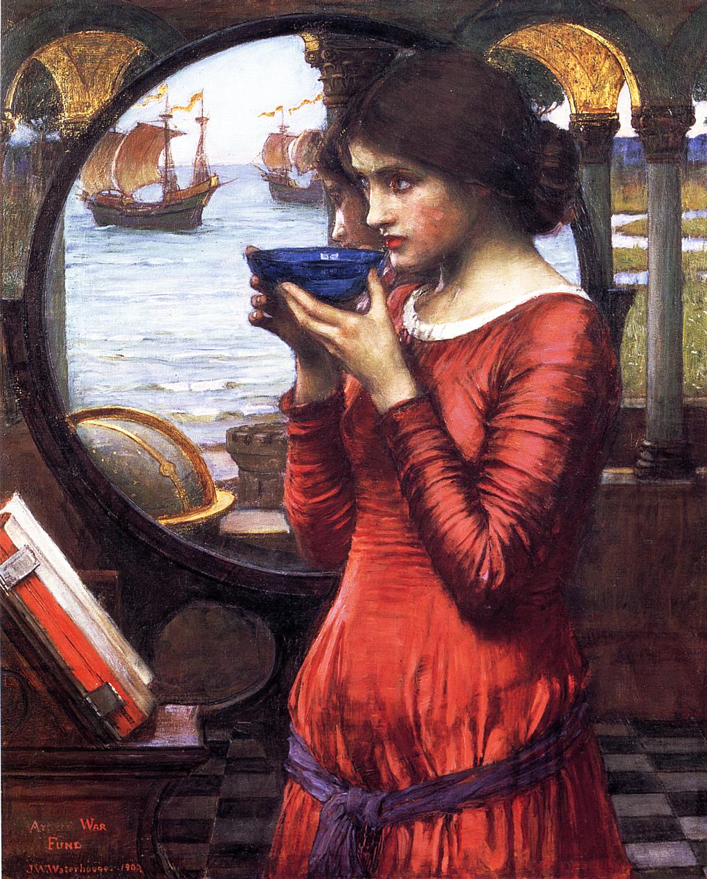painting destiny by waterhouse