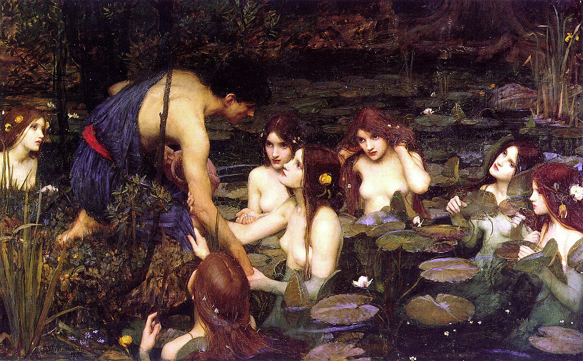 Hylas and the Nymphs is an 1896 oil painting by John William Waterhouse.