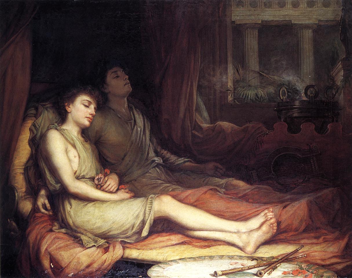 Sleep and His Half-Brother Death is a painting by John William Waterhouse completed in 1874.